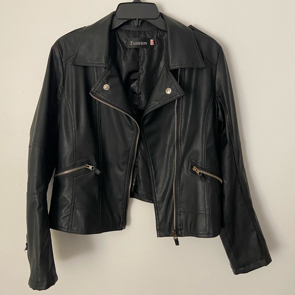 Pleather jacket